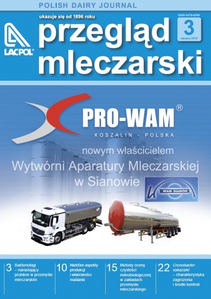 Przegląd mleczarski Numer: 3/2016